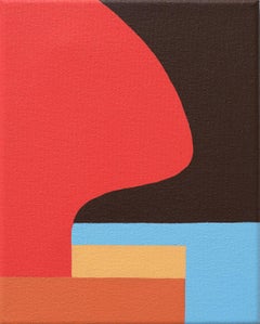 The Ridge I, enamel on canvas by Danny Joe Rose III