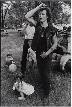 Cowboy au pique-nique des voyous, South Chicago, The Bikeriders Portfolio, 1966