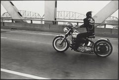 Crossing the Ohio (from ‘The Bikeriders’), Danny Lyon Motorcycle Photography