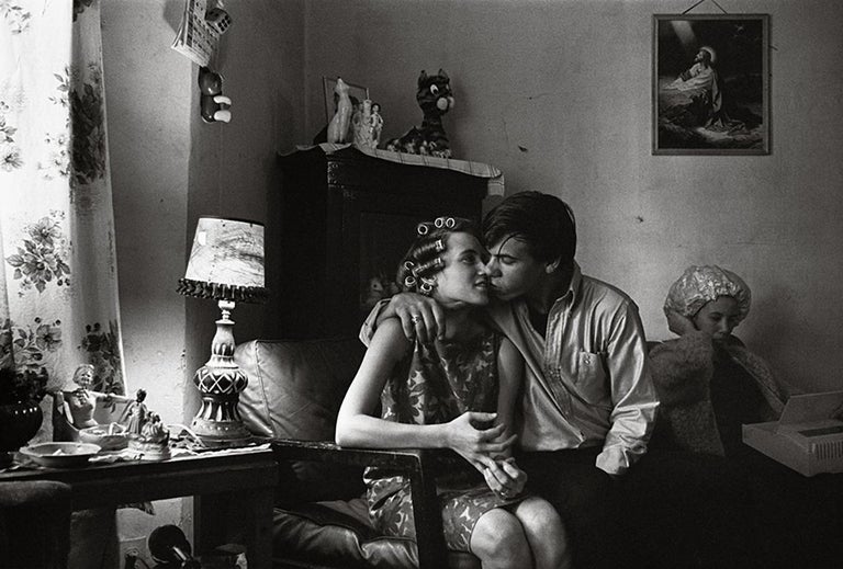 Danny Lyon Black and White Photograph - Inside Kathy's Apartment