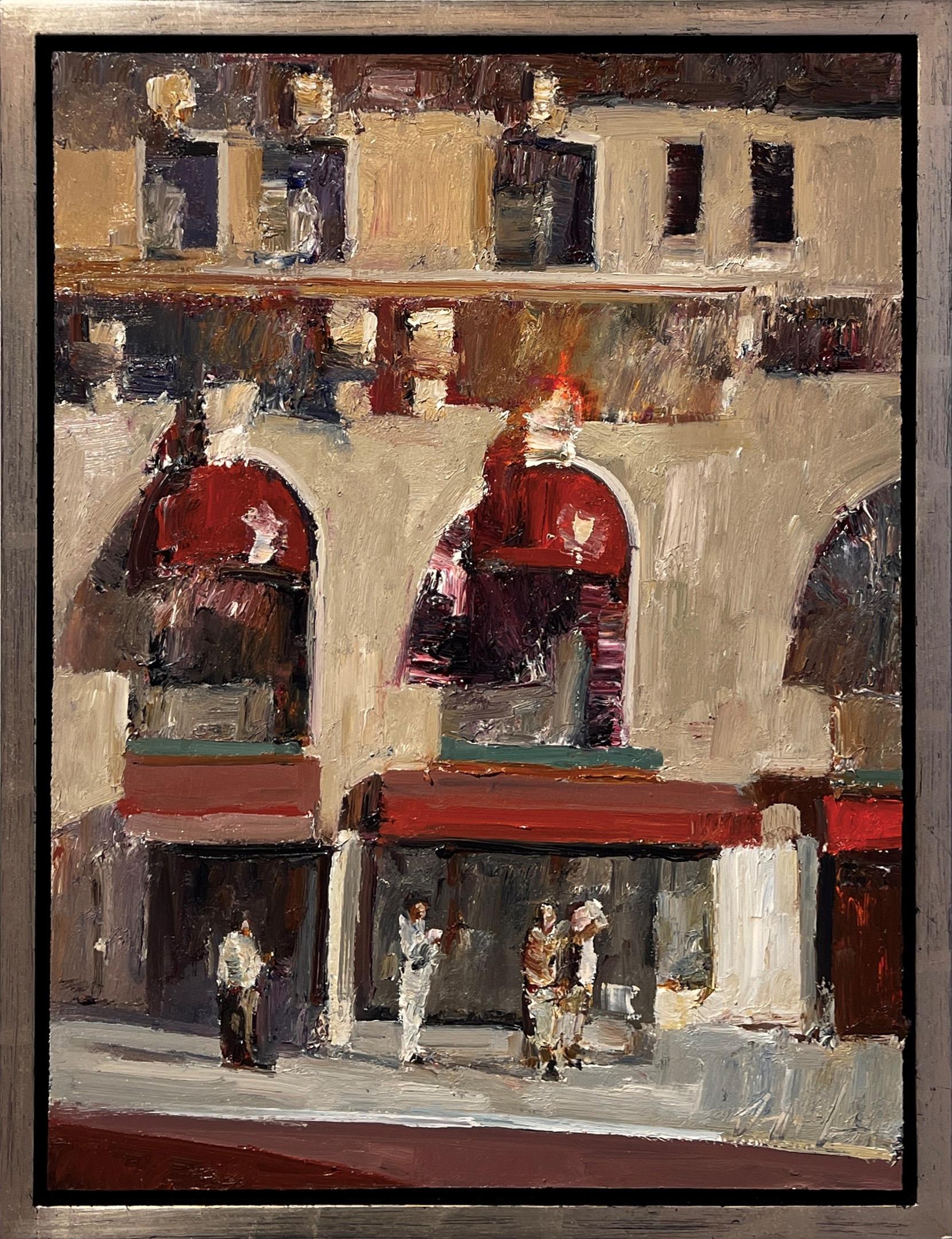 „Afternoon Shadows“ von Danny McCaw (2024) Stadt-Ölgemälde im Angebot 3