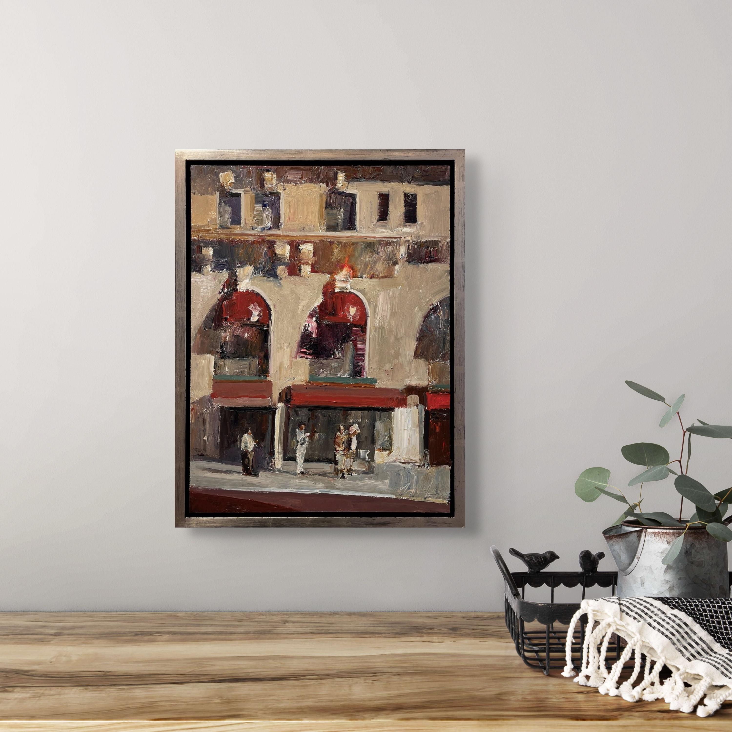„Afternoon Shadows“ von Danny McCaw (2024) Stadt-Ölgemälde im Angebot 4
