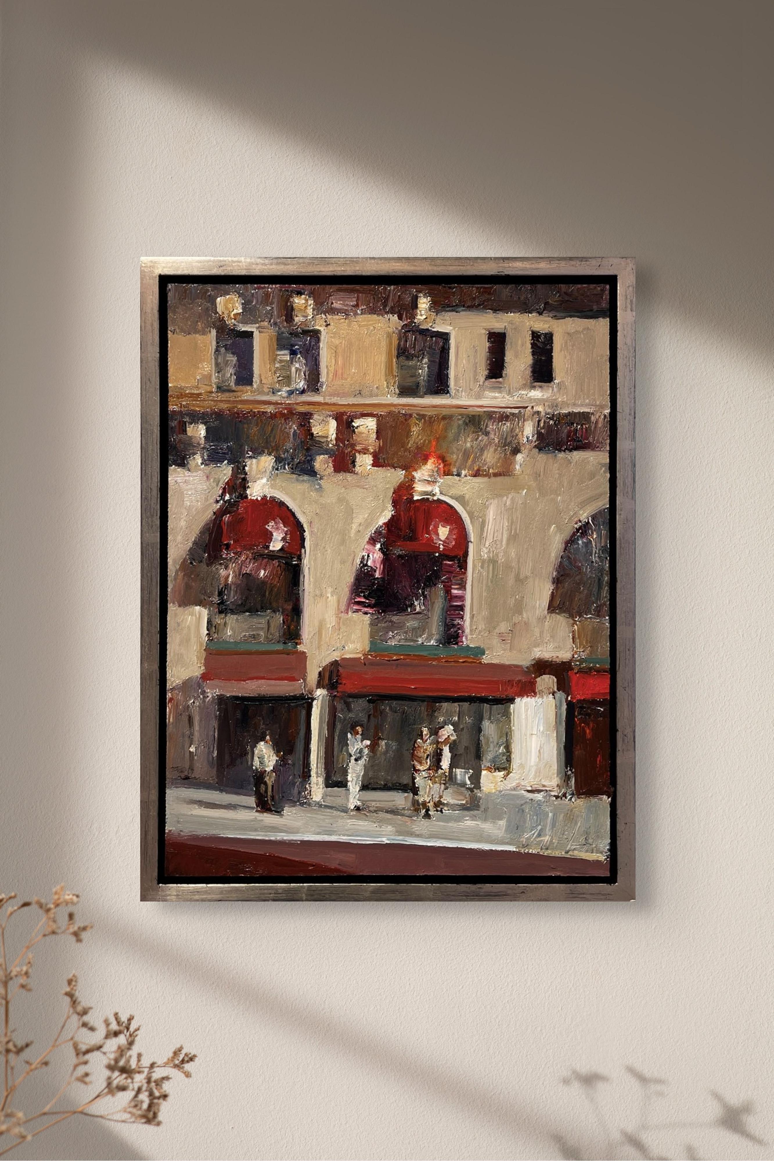 „Afternoon Shadows“ von Danny McCaw (2024) Stadt-Ölgemälde im Angebot 5