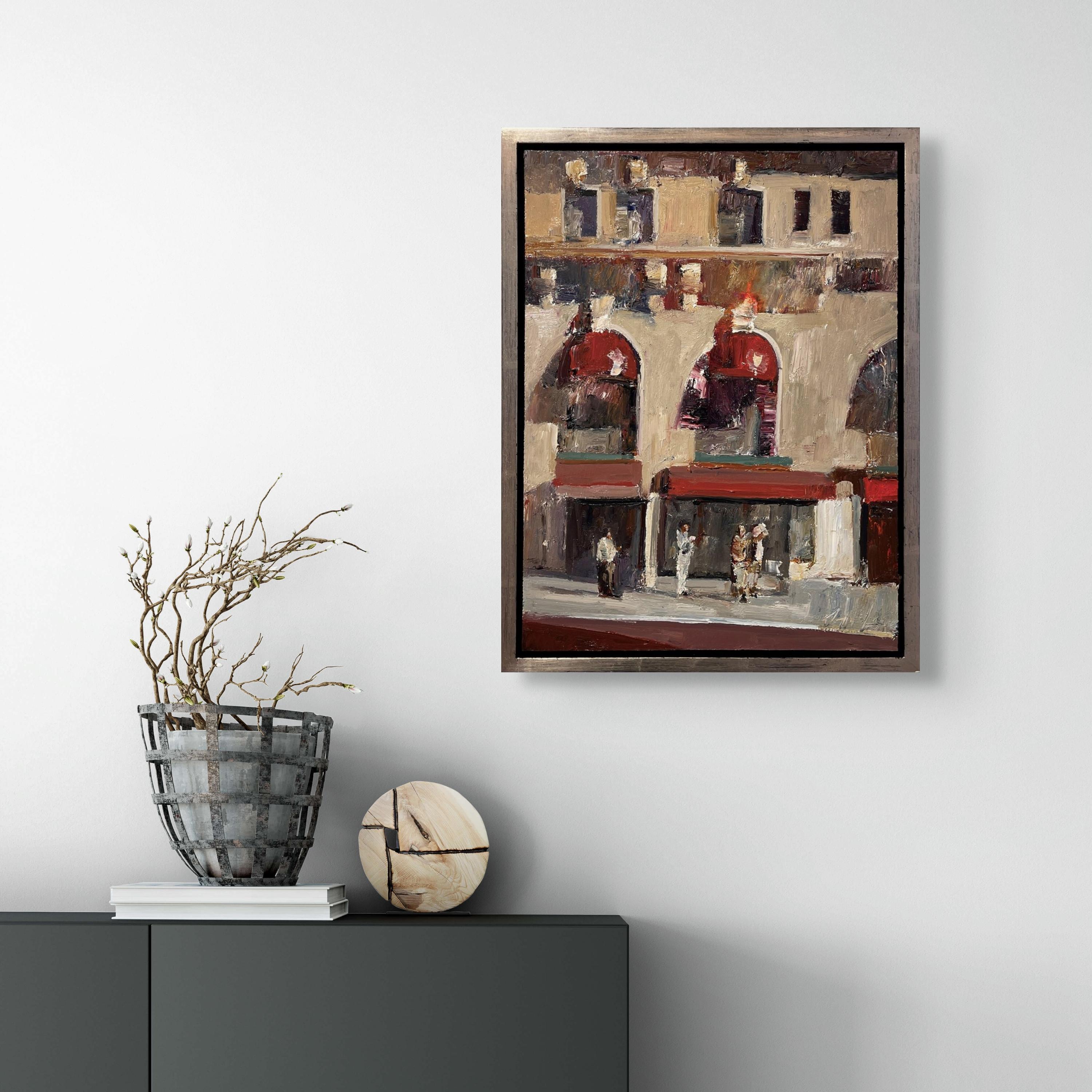 „Afternoon Shadows“ von Danny McCaw (2024) Stadt-Ölgemälde im Angebot 7