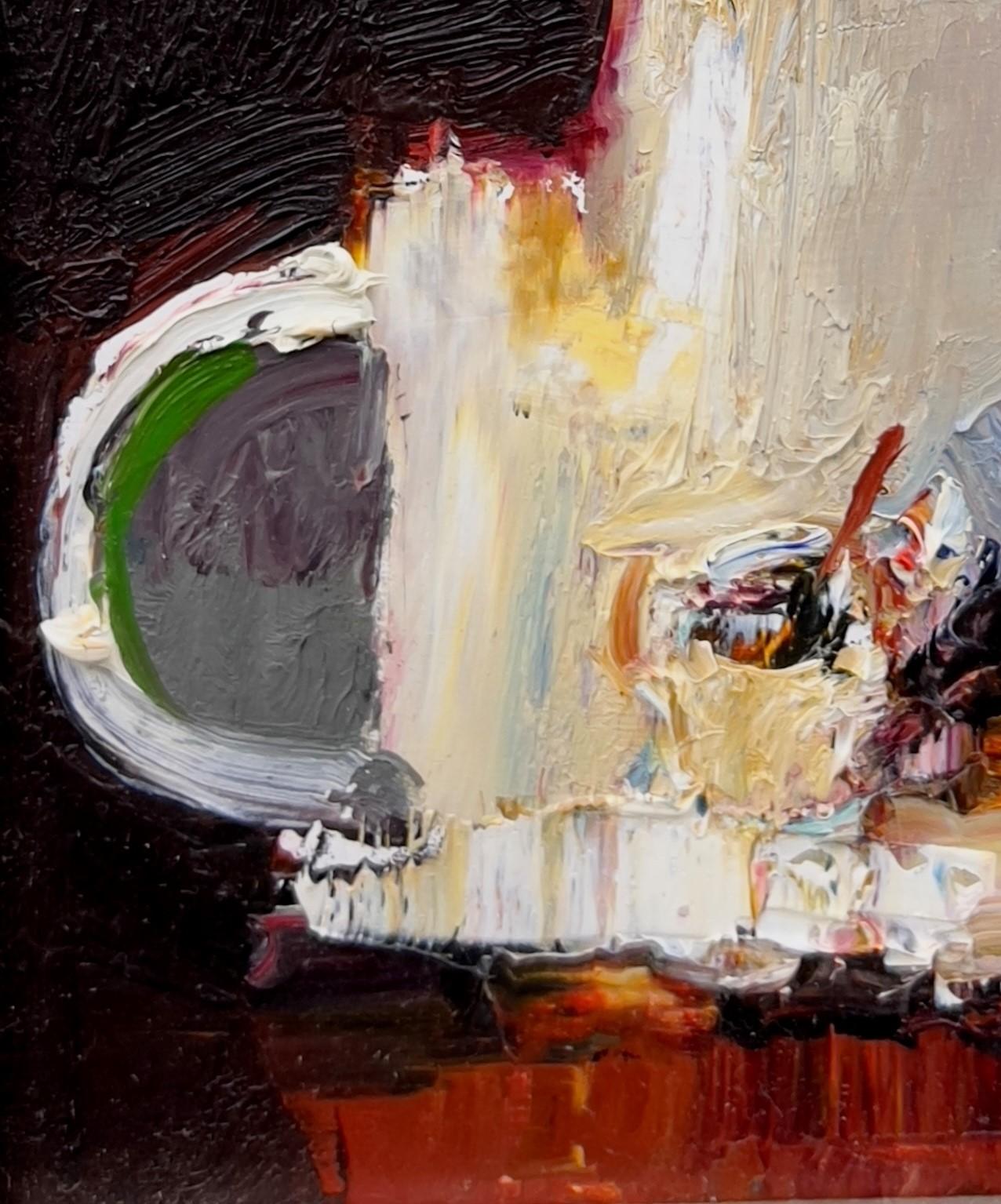 „Afternoon Tea“ (2024) von Danny McCaw, Original abstraktes Porträt-Ölgemälde im Angebot 2