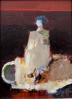 "Afternoon Tea" (2024) By Danny McCaw, Original Abstract Portrait Oil Painting