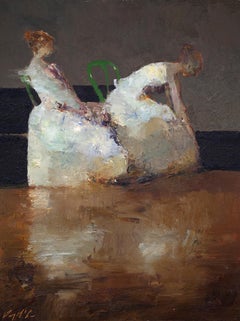 "Ballerinas" Oil Painting