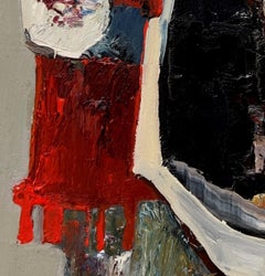 "Bather" (2024) By Danny McCaw, Original Abstract Portrait Oil Painting