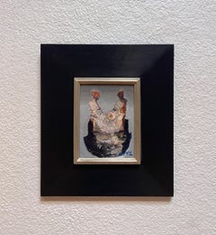 "Connected" (2024) By Danny McCaw, Original Abstract Portrait Oil Painting