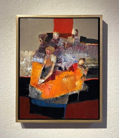 "Connected" di Danny McCaw (2024) Figure astratte, pittura a olio