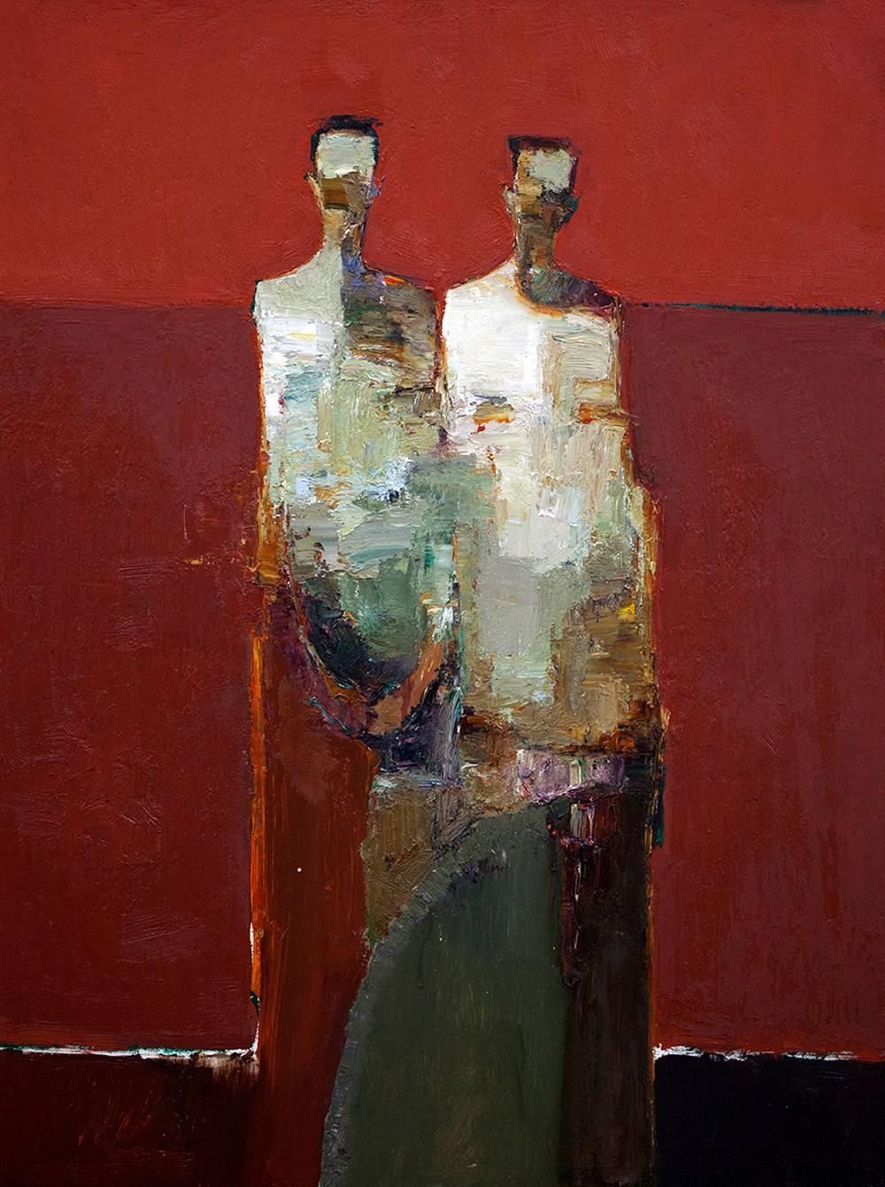 Danny McCaw Figurative Painting - CONNECTED III