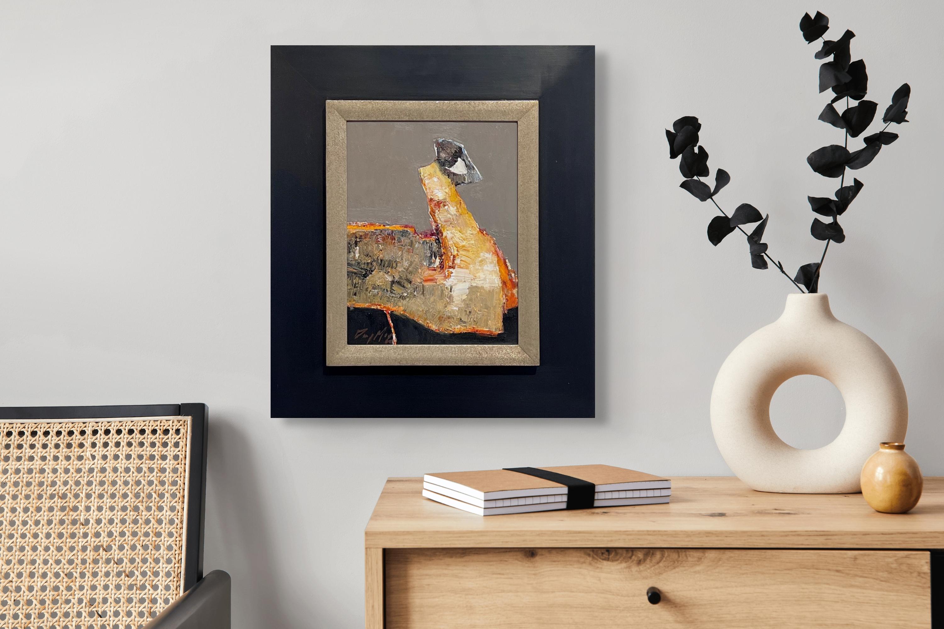 „Echoes“ (2023) von Danny McCaw, Originales abstraktes Porträt-Ölgemälde im Angebot 9