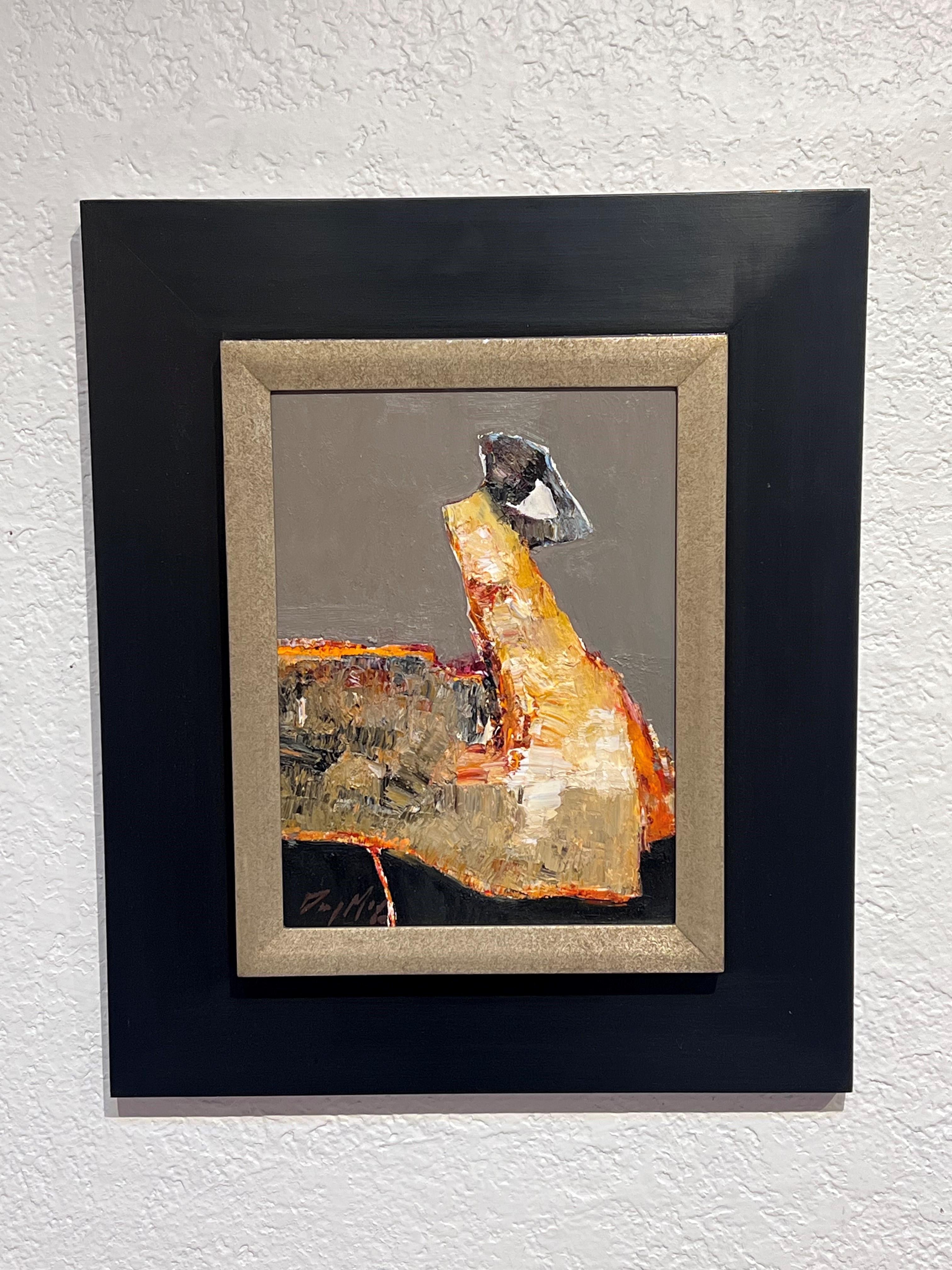 „Echoes“ (2023) von Danny McCaw, Originales abstraktes Porträt-Ölgemälde im Angebot 2