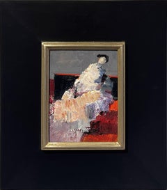 "Figure with Textures" by Danny McCaw (2024) Abstracted Figure, Oil Painting