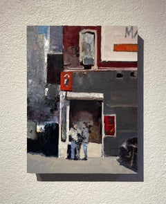 "NYC Corner" by Danny McCaw (2024) Urban Oil Painting
