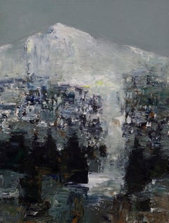 Patterns in the Snow, Oil Painting