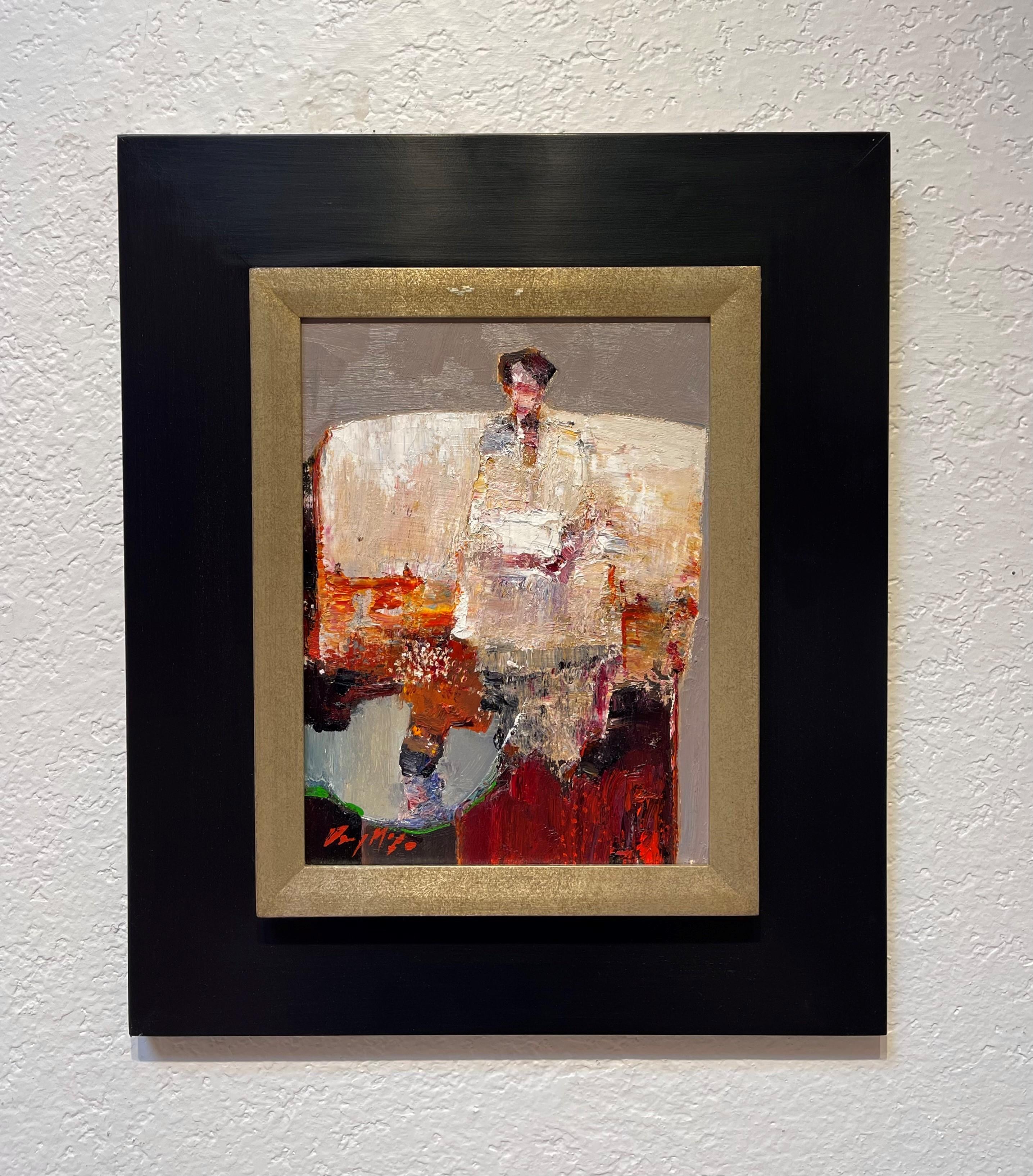 Peinture à l'huile - Figure abstraite Radiance - Painting de Danny McCaw