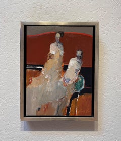 "Red Symphony" Oil Painting