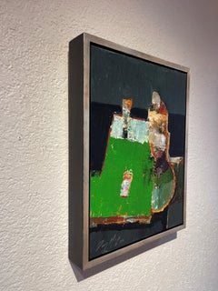 "Posto a tavola" di Danny McCaw (2024) Figura astratta, pittura a olio