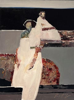"Shaping Landscapes" di Danny McCaw (2024) Figure astratte, pittura a olio