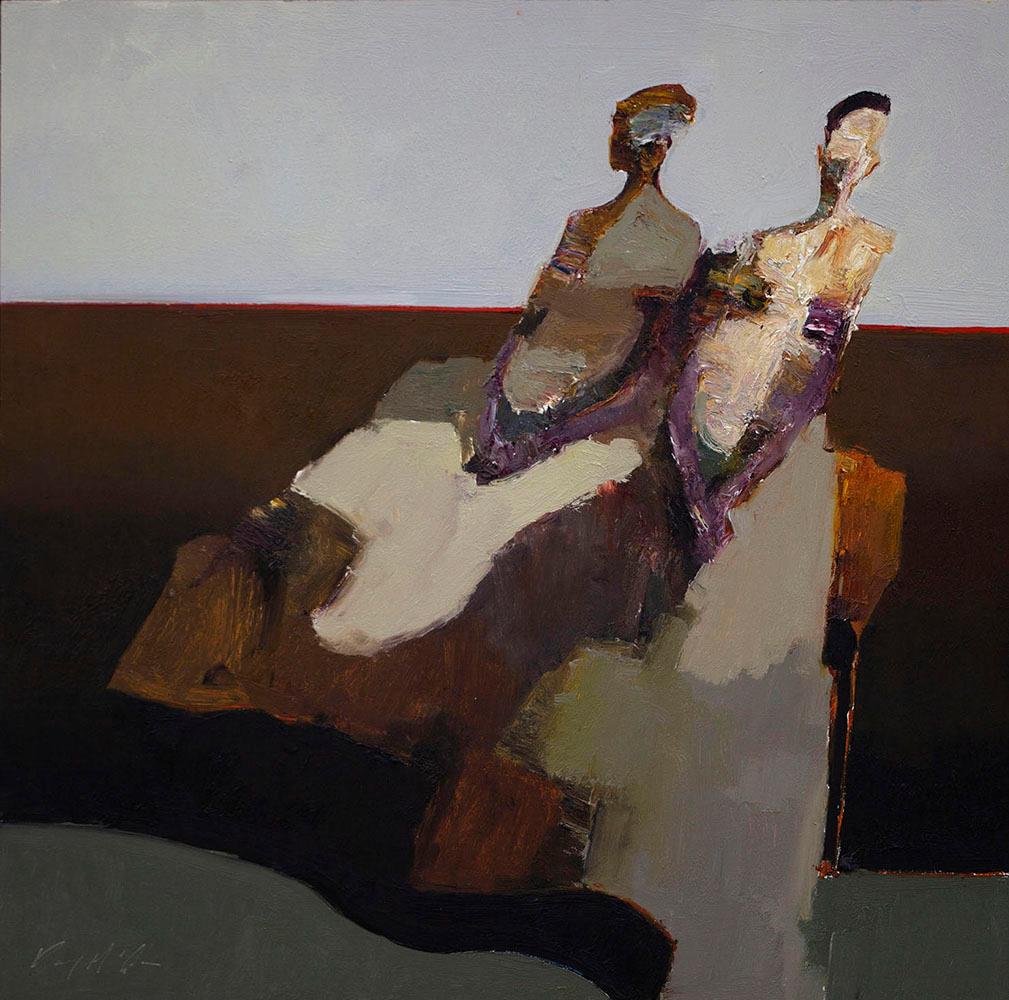 Danny McCaw Figurative Painting - Sisters