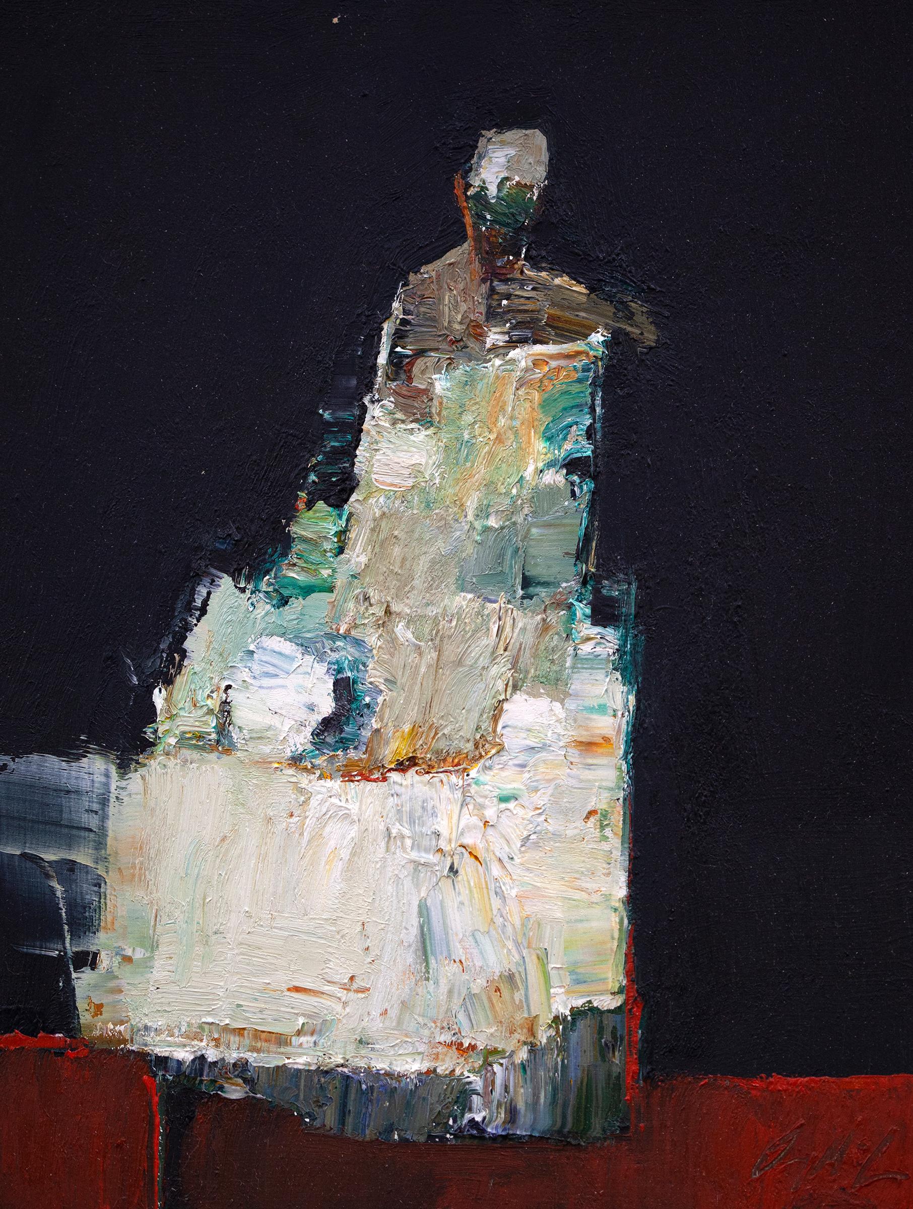 Danny McCaw Figurative Painting - "Textures" Oil Painting