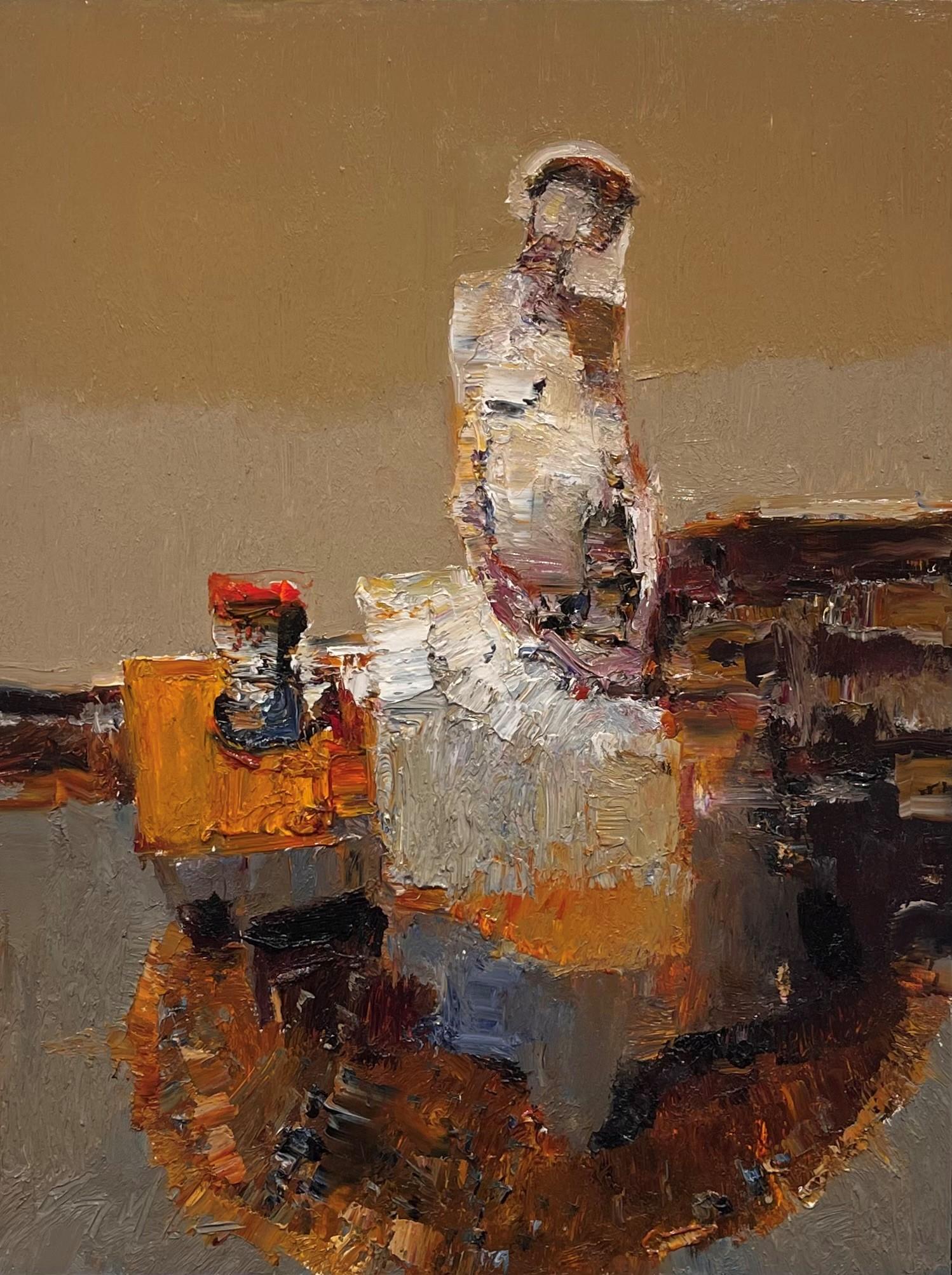 Danny McCaw Figurative Painting – „Untitled“, Ölgemälde