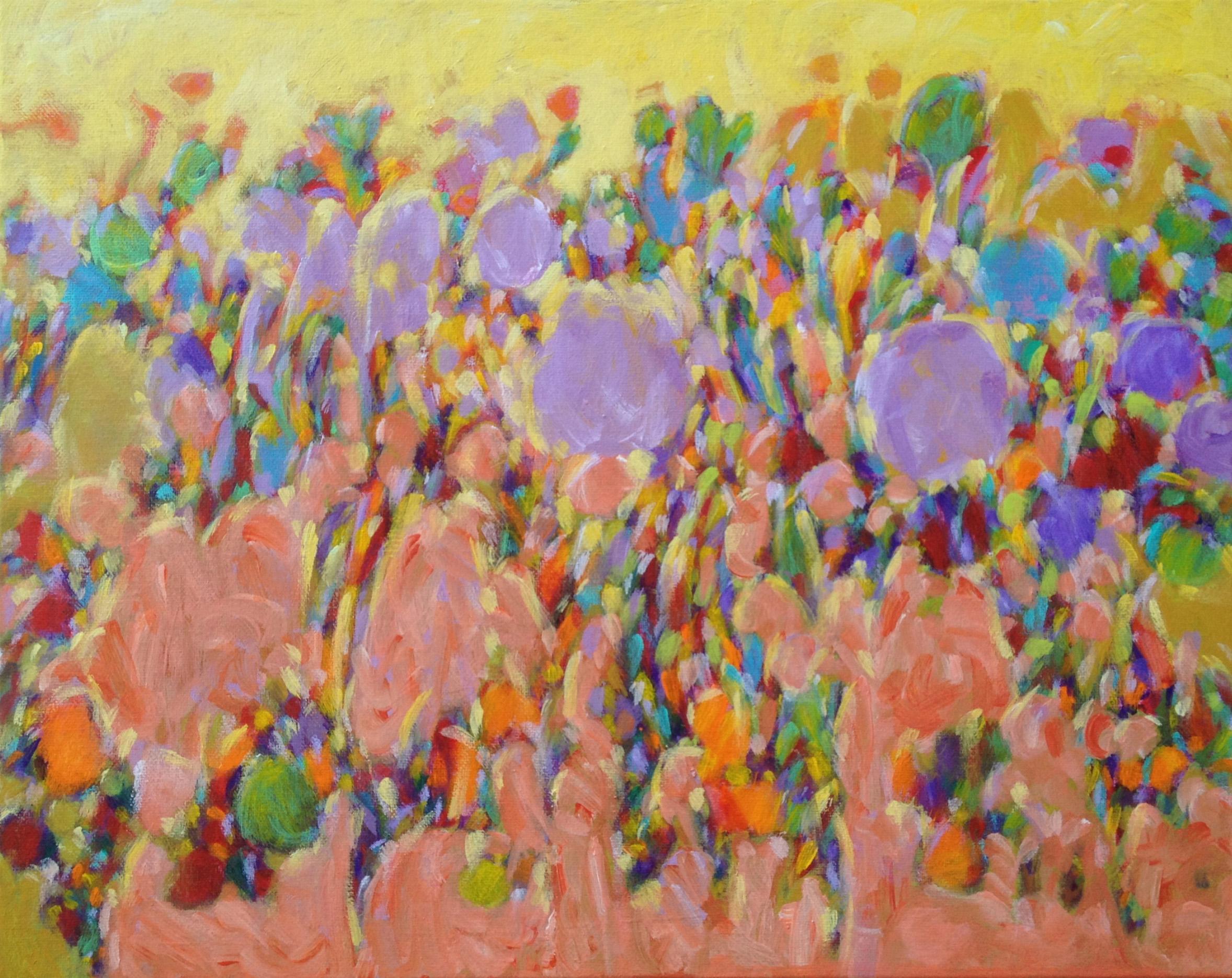Abstract Painting Danny Morgan - Après la pluie : peinture acrylique sur toile