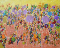 Après la pluie : peinture acrylique sur toile