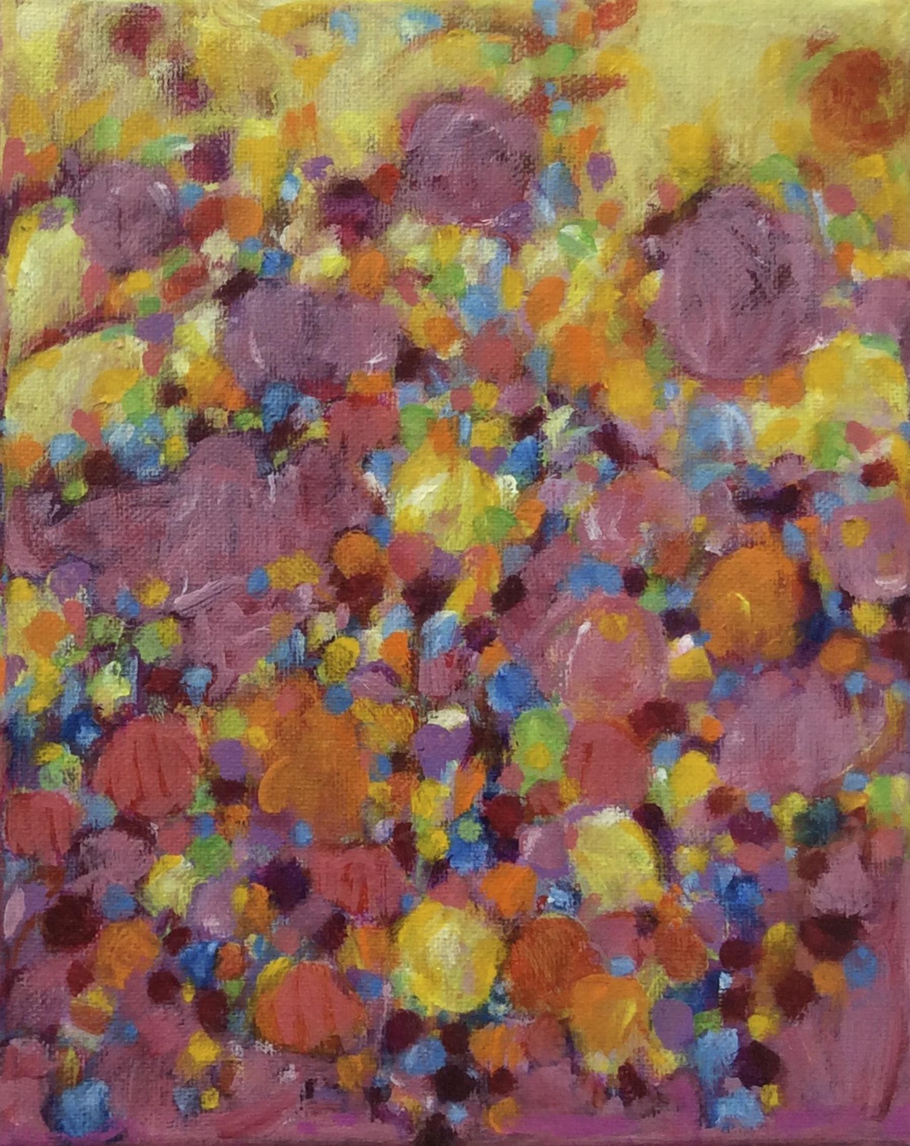Color Playing #3 : acrylic painting on canvas