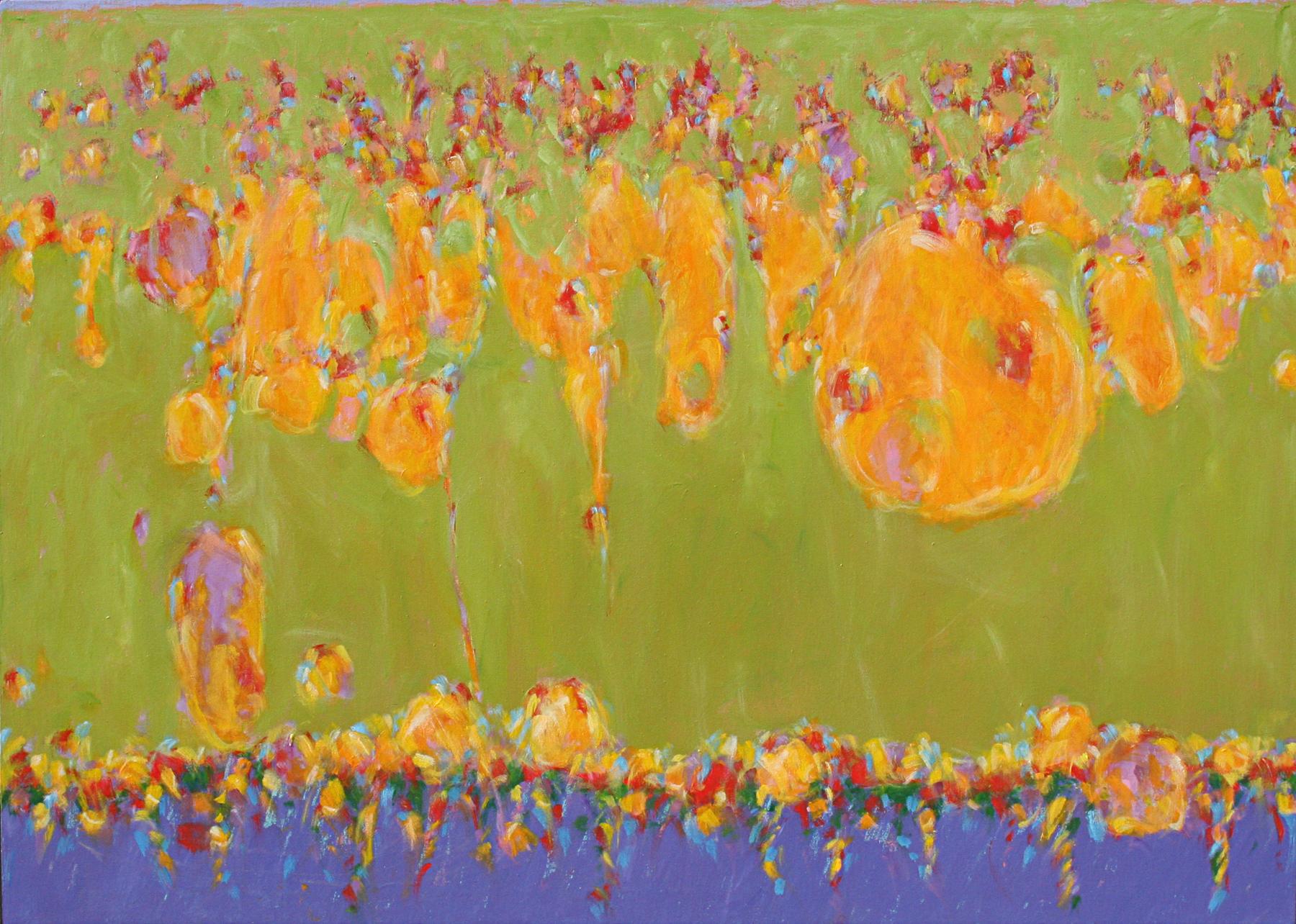 Danny Morgan Abstract Painting - Spring Song #2
