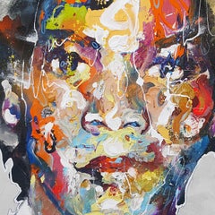 Basquiat - 21st Century, Contemporary Painting, Modern Portrait