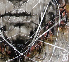 By The Roll Of A Dice - 21st Century, Contemporary Painting, Modern Portrait