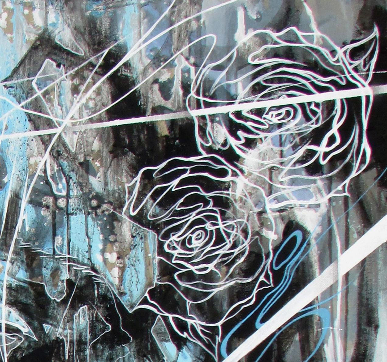Con il lancio di un dado - XXI secolo, Pittura contemporanea, Ritratto moderno in vendita 1