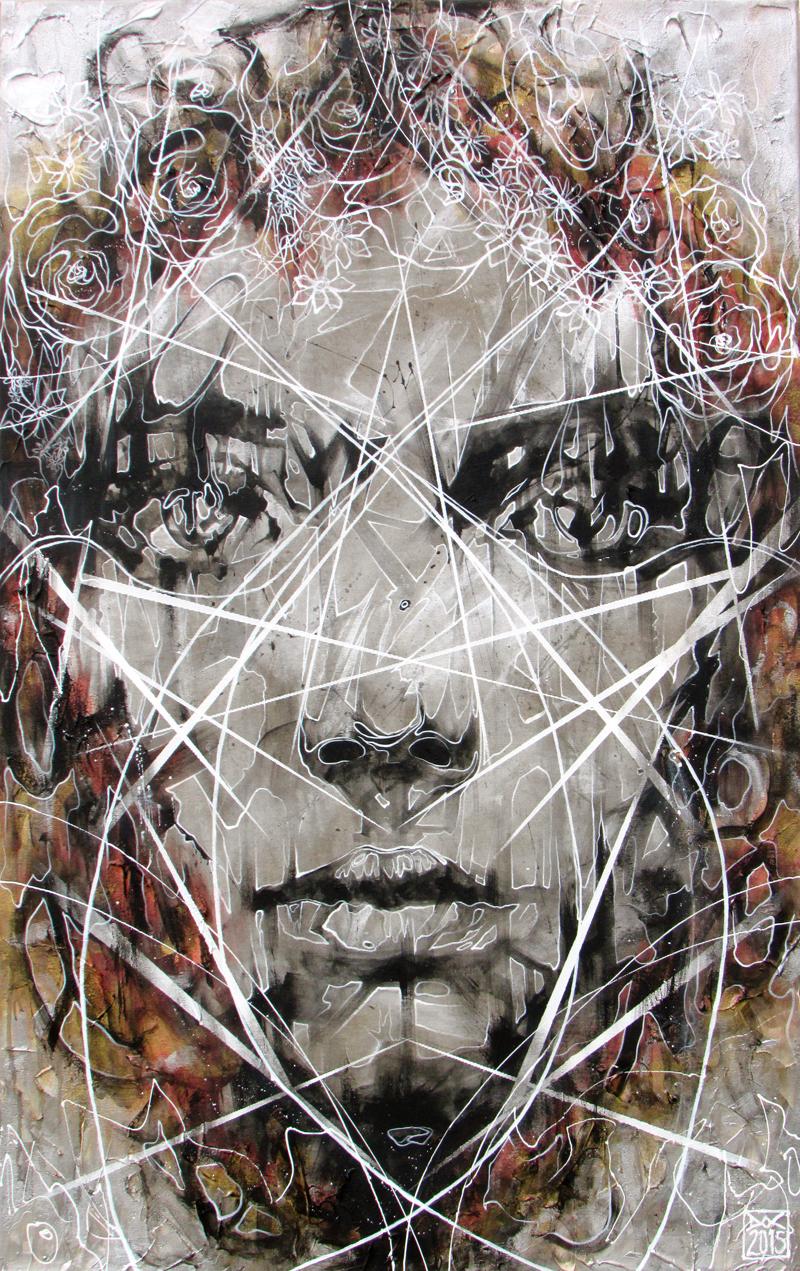 Danny O'Connor Portrait Painting - By The Roll Of A Dice - 21st Century, Contemporary Painting, Modern Portrait