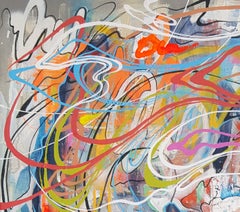 Come Grooving Up Slowly - 21st Century, Contemporary Painting, Modern Portrait