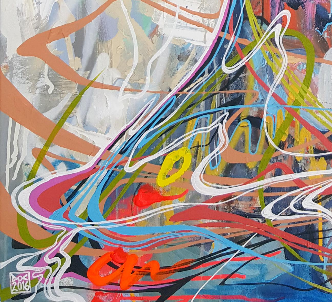 Vieni a fare un giro lento - 21° Secolo, Pittura contemporanea, Ritratto moderno - Painting Contemporaneo di Danny O'Connor