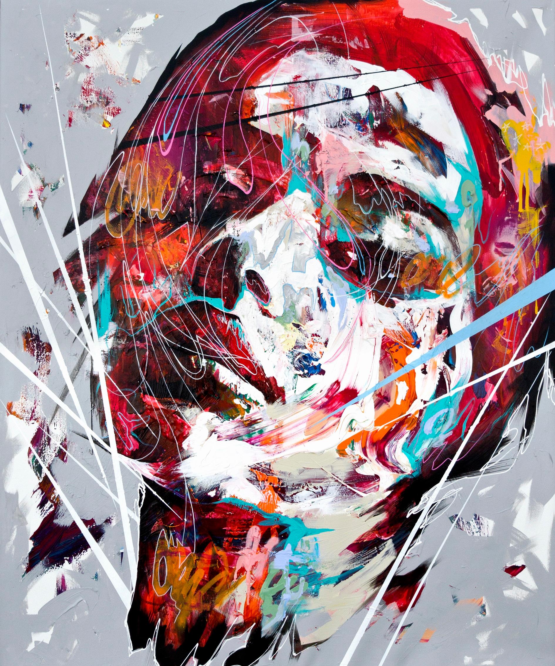 Figurative Painting Danny O'Connor - En route vers la maison - XXIe siècle, peinture contemporaine, portrait moderne