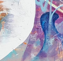 Kaleidoscope of Graceful Carnage - 21st Century, Contemporary Painting, Portrait