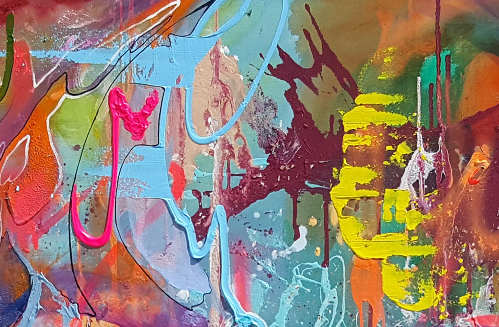 Caleidoscopio di una graziosa carneficina - 21° secolo, Pittura contemporanea, Ritratto - Painting Contemporaneo di Danny O'Connor