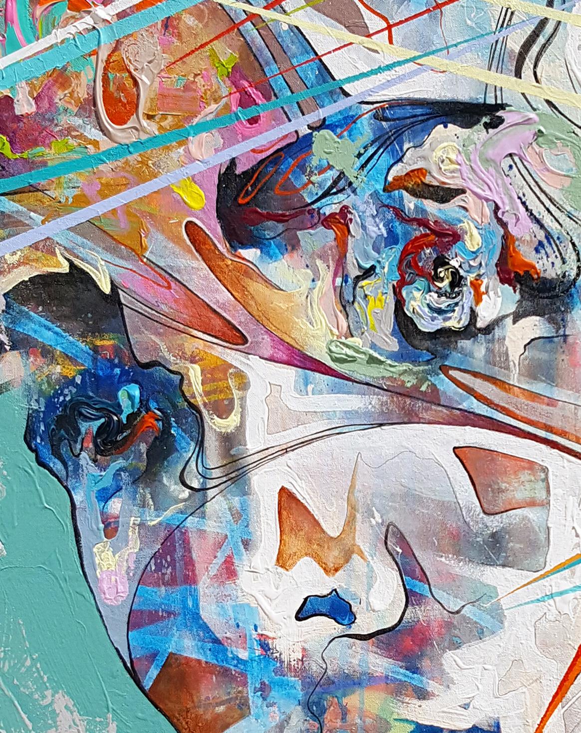 Unbreakable Resolve - 21° secolo, Pittura contemporanea, Ritratto moderno - Painting di Danny O'Connor