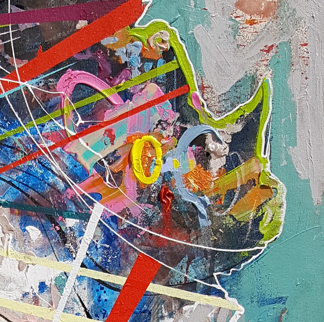 Unbreakable Resolve - 21° secolo, Pittura contemporanea, Ritratto moderno - Painting Contemporaneo di Danny O'Connor