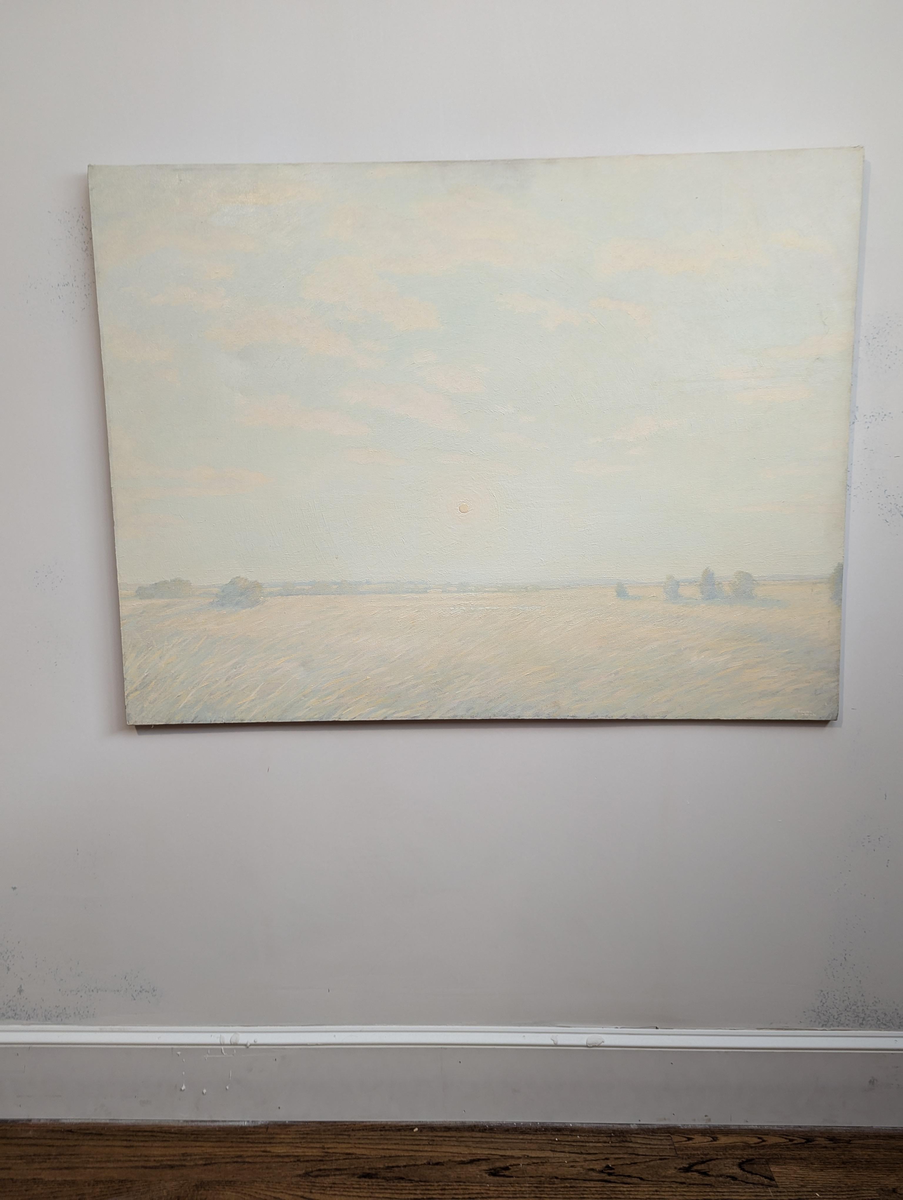 Verano asoleado - Landscape Painting Gris de Danny Robinette