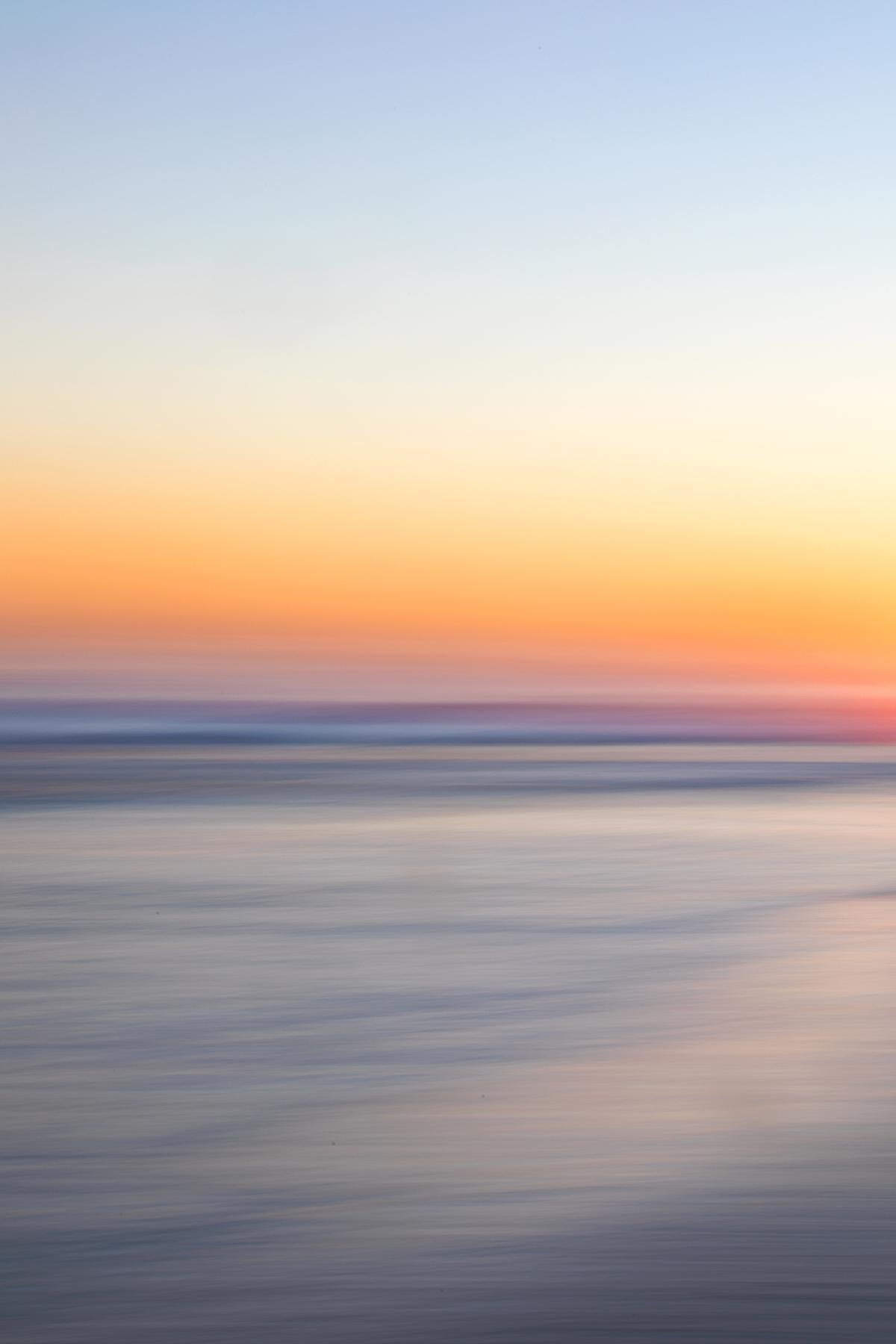 Danny Weiss Abstract Photograph - Abstract Tranquil Waterscape Sunset Contemporary Photograph "Into the Deep" 