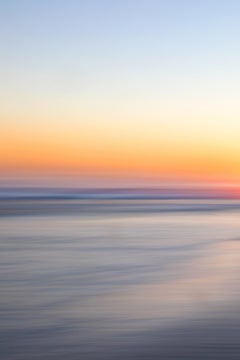 Abstract Tranquil Waterscape Sunset Contemporary Photograph "Into the Deep" 
