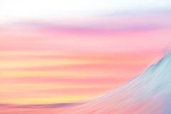 "Into the Deep" Abstract water photo in coral, rose, violet, blue (series 3, #2)