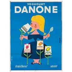 "Danone" Original Vintage Poster