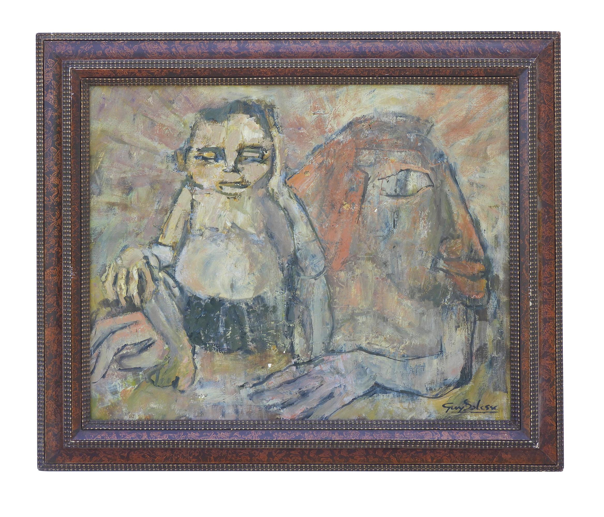 ‘Dans Les Bras du Sphinx’ Guy Salesse c1960 France

‘Dans Les Bras du Sphinx’ Painting by Celebrated French Limoges Artist Guy Salesse.

‘In the arms of the Sphinx’ Acrylic on Canvas C1960.

 
Dimensions

Height: 75cm/29.5 in. Width: 64cm/25 in.