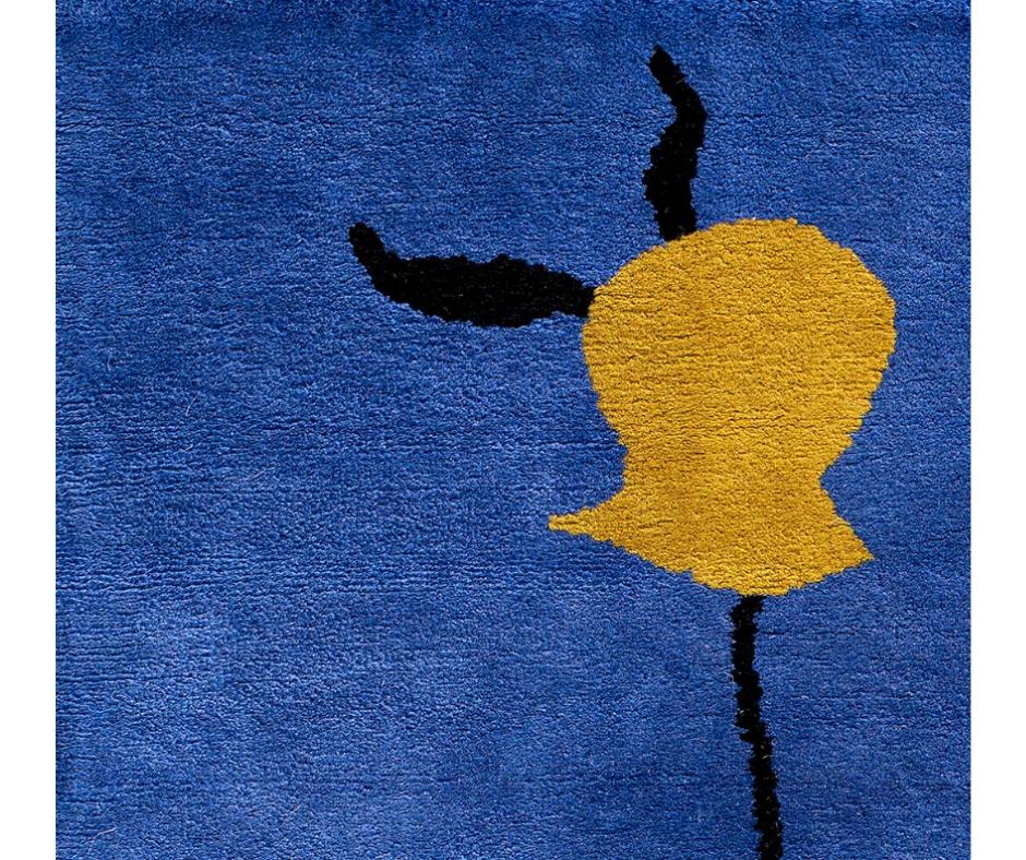 Aubusson Joan Miro, Artistic Rug, Danseuse Espagnole For Sale