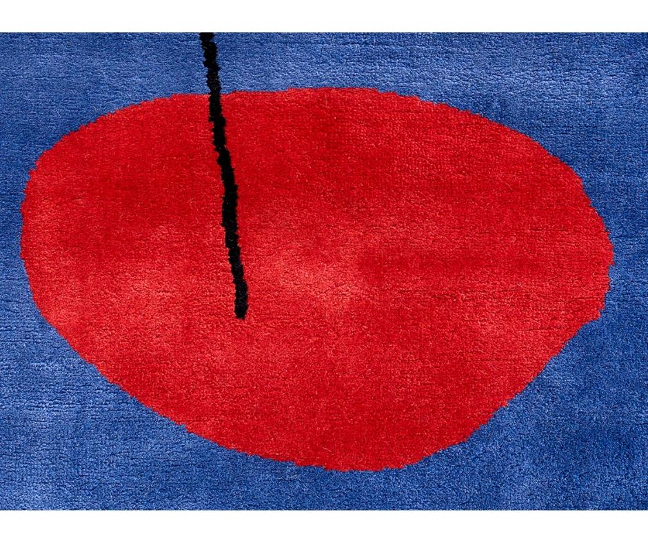 Tissé à la main Joan Miro, Tapis artistique, Danseuse Espagnole en vente